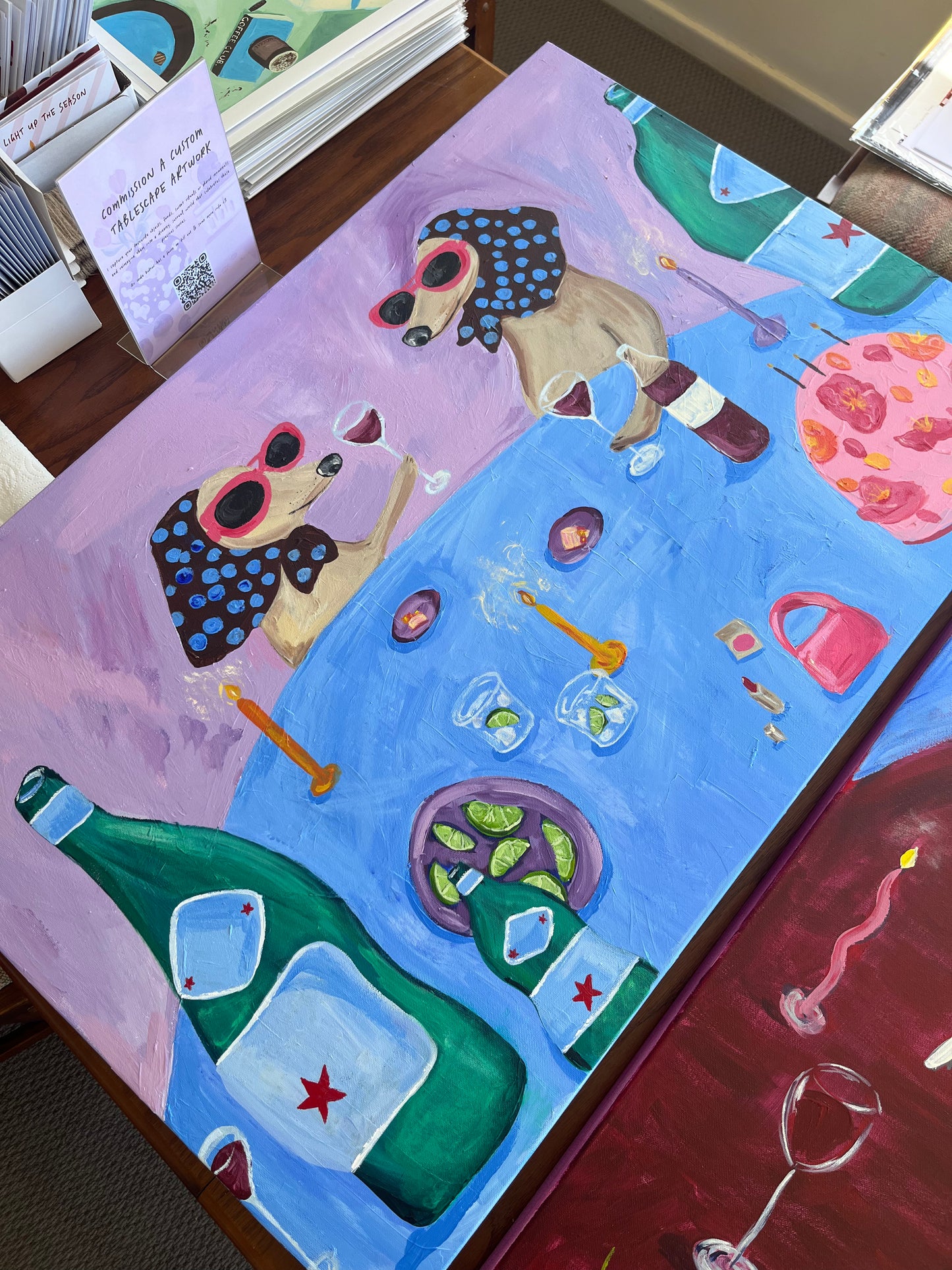 ‘To You, Darling’ Original Acrylic on Canvas - unframed