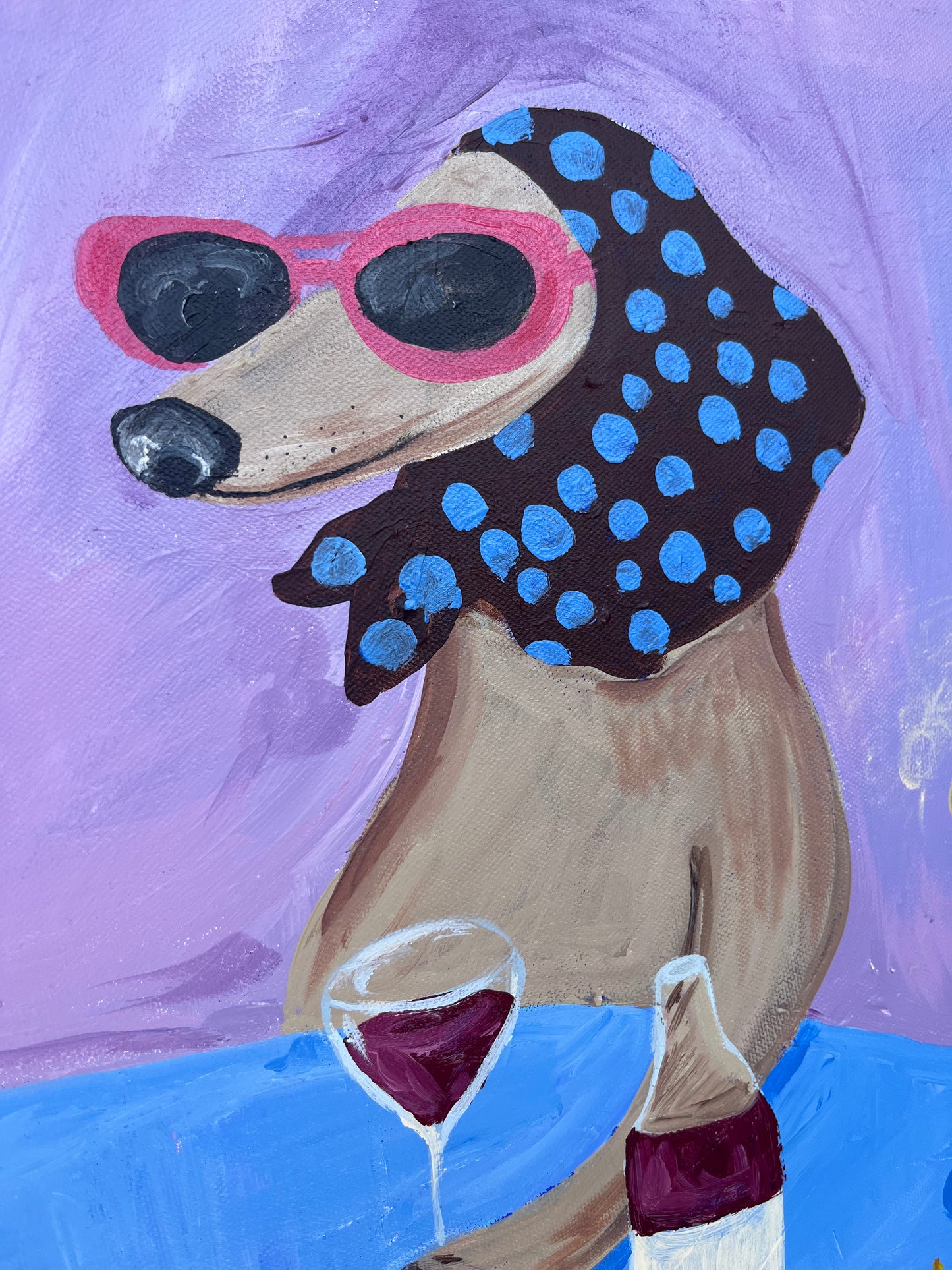 ‘To You, Darling’ Original Acrylic on Canvas - unframed