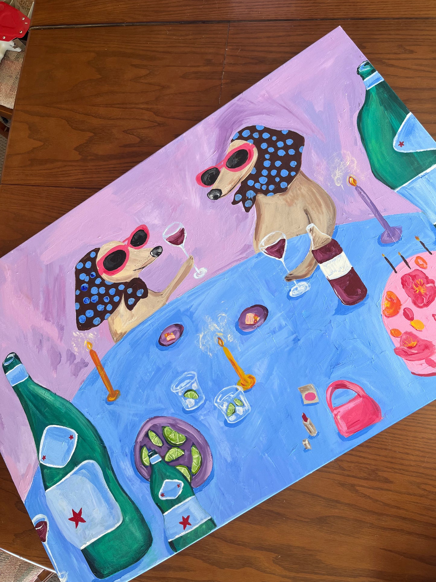 ‘To You, Darling’ Original Acrylic on Canvas - unframed