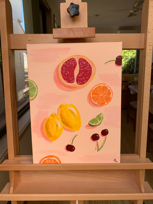 'A Slice of Sweetness I' Original Acrylic on Canvas (unframed)